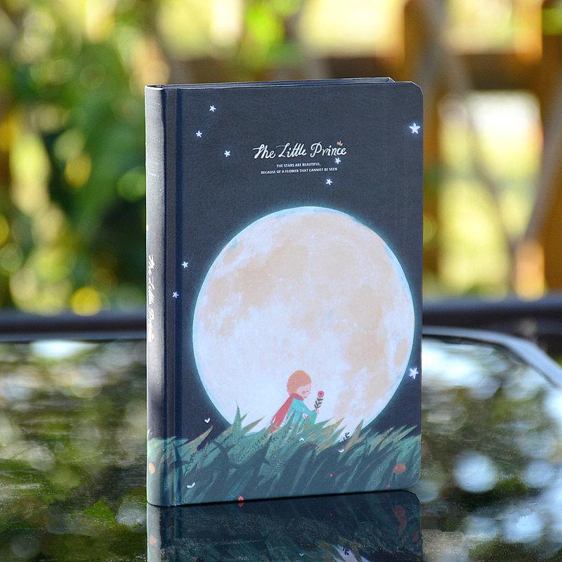 Dziennik z ilustracjami Małego Księcia: Urocze i Wykwintne dla Dziewczynek