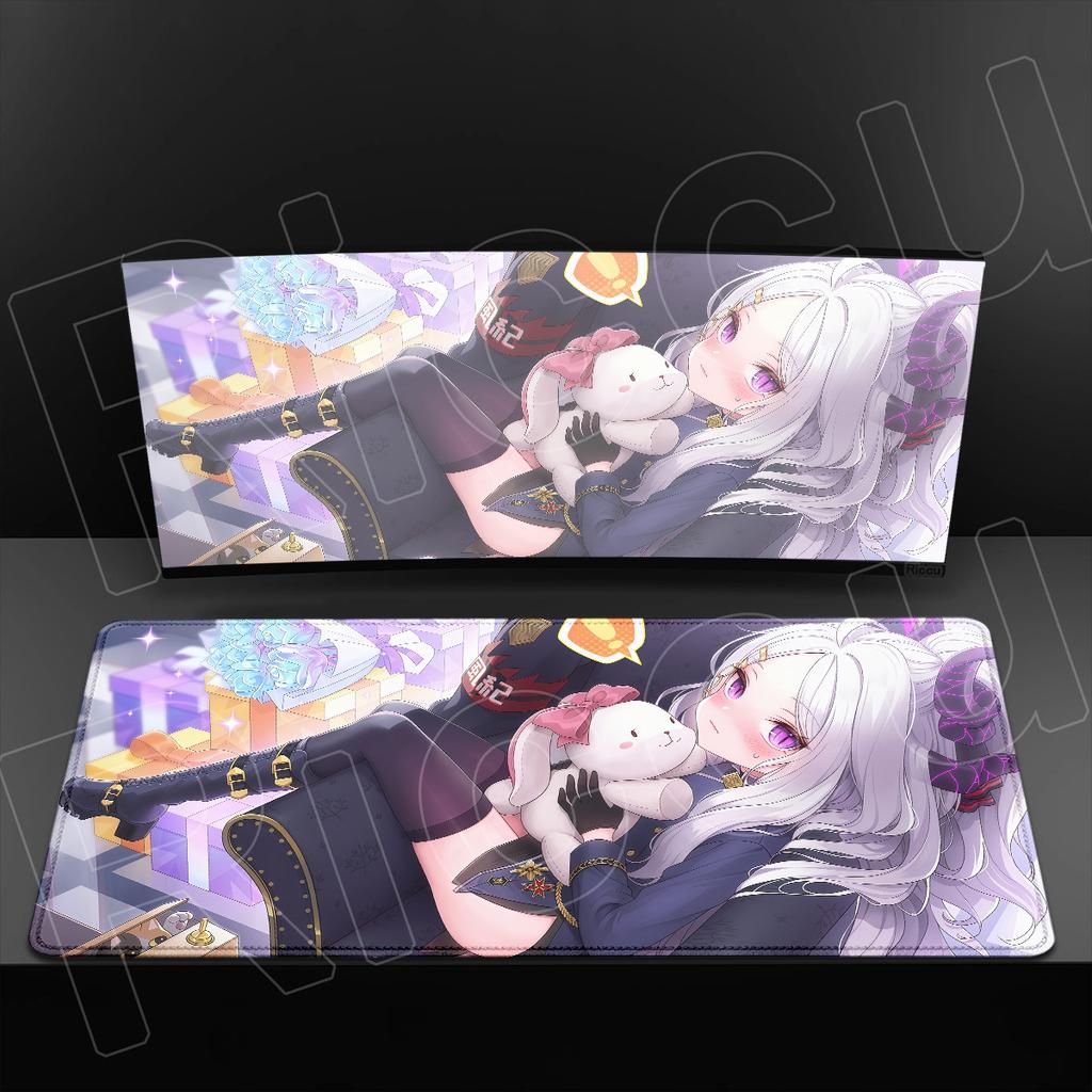 Mousepad Anime Sorasaki Hina Cute Desktop Carpet Xxl Laptop Blue Archive ESport Game Keyboard Mat Cartoon Pc Rubber Accessories