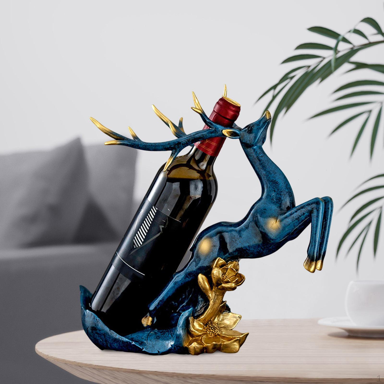 

Стеллаж для вина, держатель для бутылок, подарочные аксессуары, полка для рукоделия синий