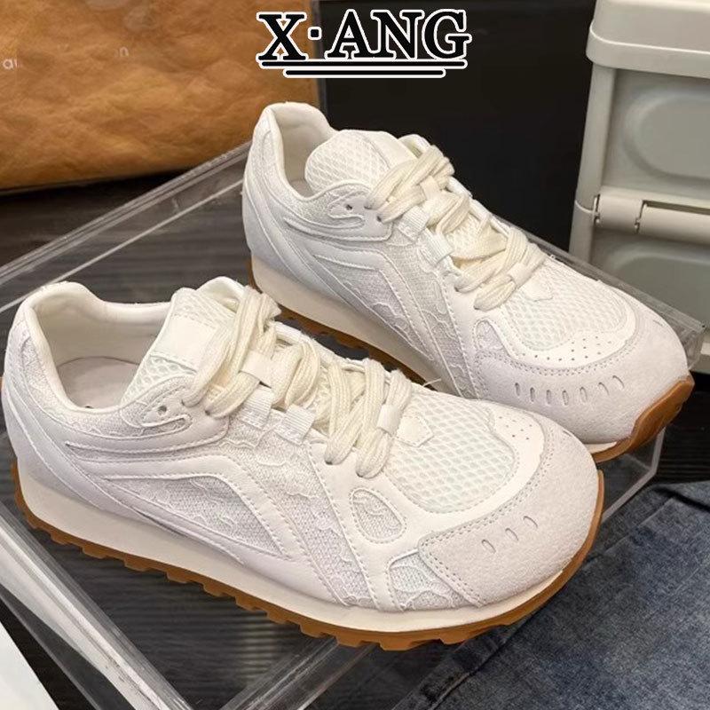 

Mesh breathable Forrest Gump shoes leather soft sole German training shoes women s shoes 2025 summer new lightweight casual sports shoes 40