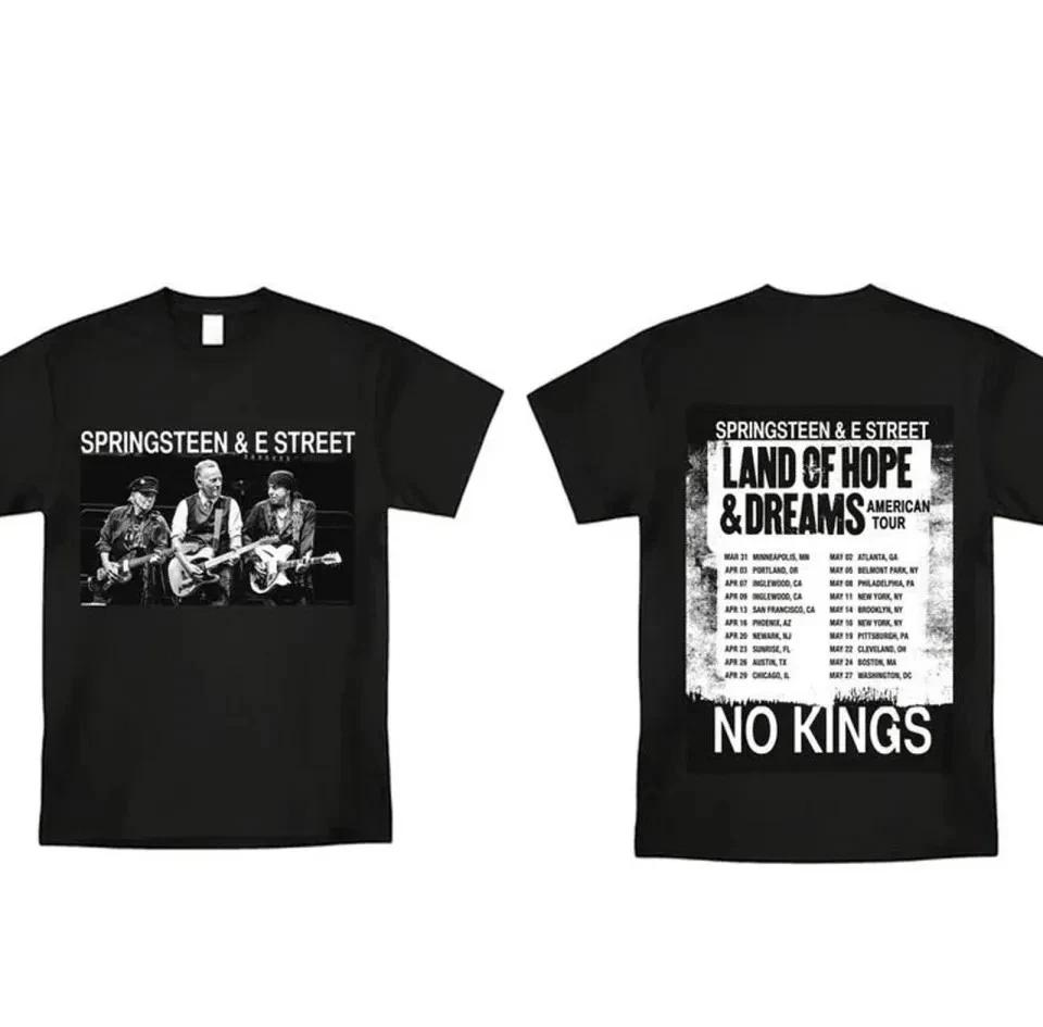 

Bruce Springsteen&The E Street Band 2026 Tour Official Tshirt Daily Outdoor Retro Men s and Women s T-shirt Fan Printed T-sh... S разноцветный