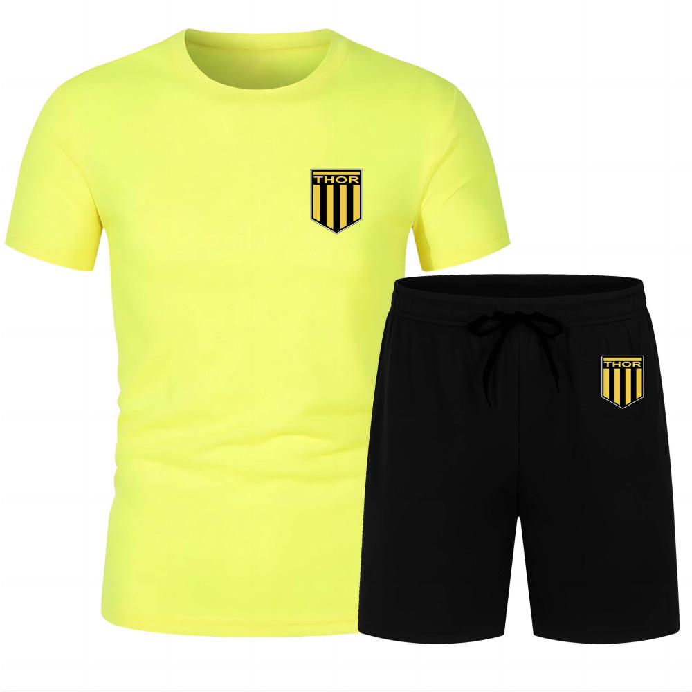 

Модна літня спортивна справа на відкритому повітрі, повсякденна чоловіча футболка з короткими рукавами, надрукована 2D, пляжний брючний костюм, зручний, вільний, швидко сохне 6XL