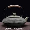 800ML Creative Umbrella Metal Kettle Cast Iron Teapot Household Japanese Iron Kettle for Boiling Water and Making Tea Drinkware