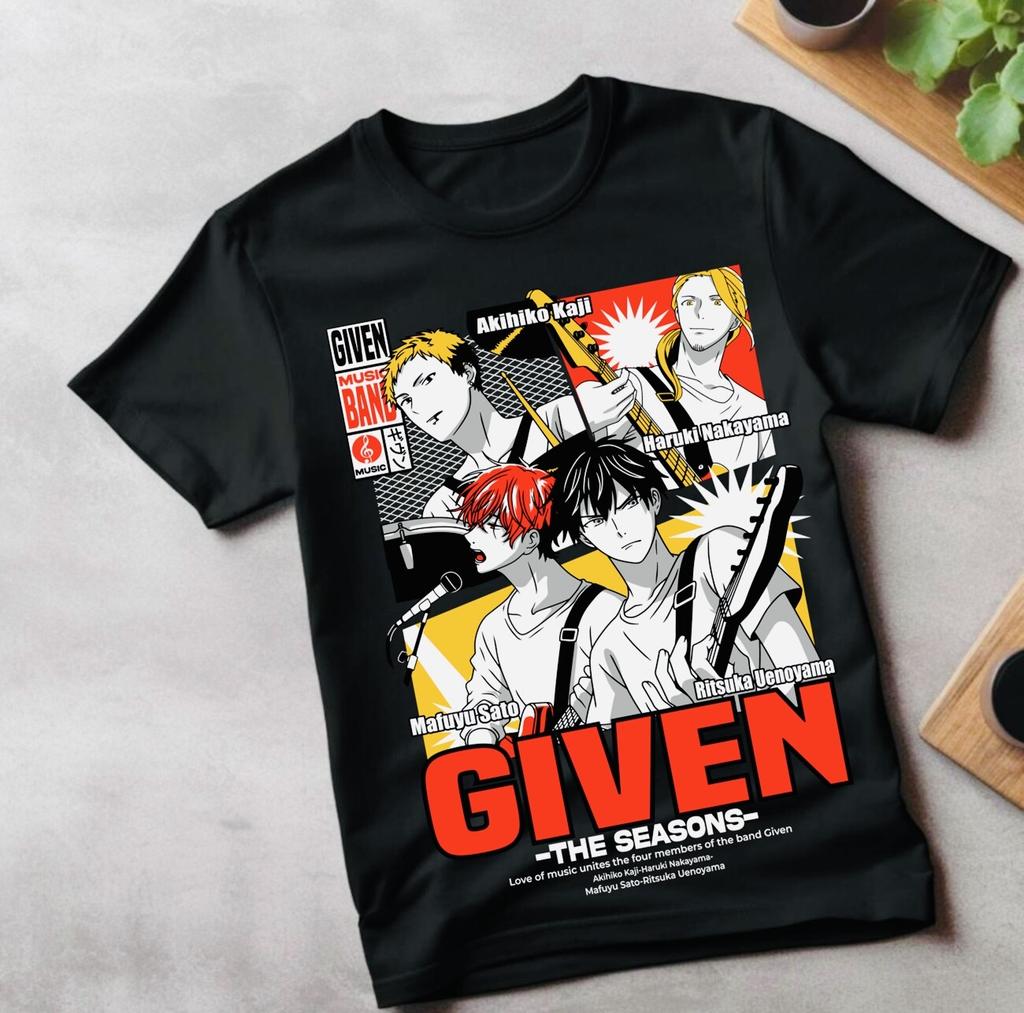Given T-shirt Sato Mafuyu Kawaii akihiko kaji nakayama Girl Gift Shirt All Size