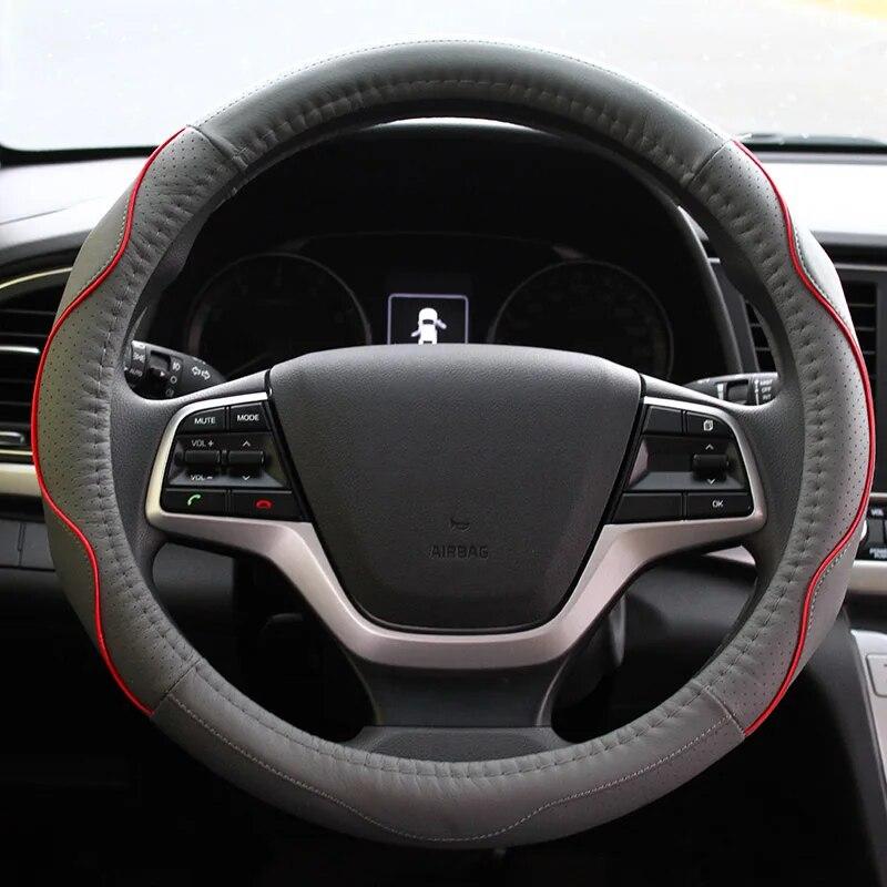 My Good Car Pu Leather Car Steering Wheel Protection Cover Steering Covers For Hyundai Elantra 2016-2018 Car Styling Accessories