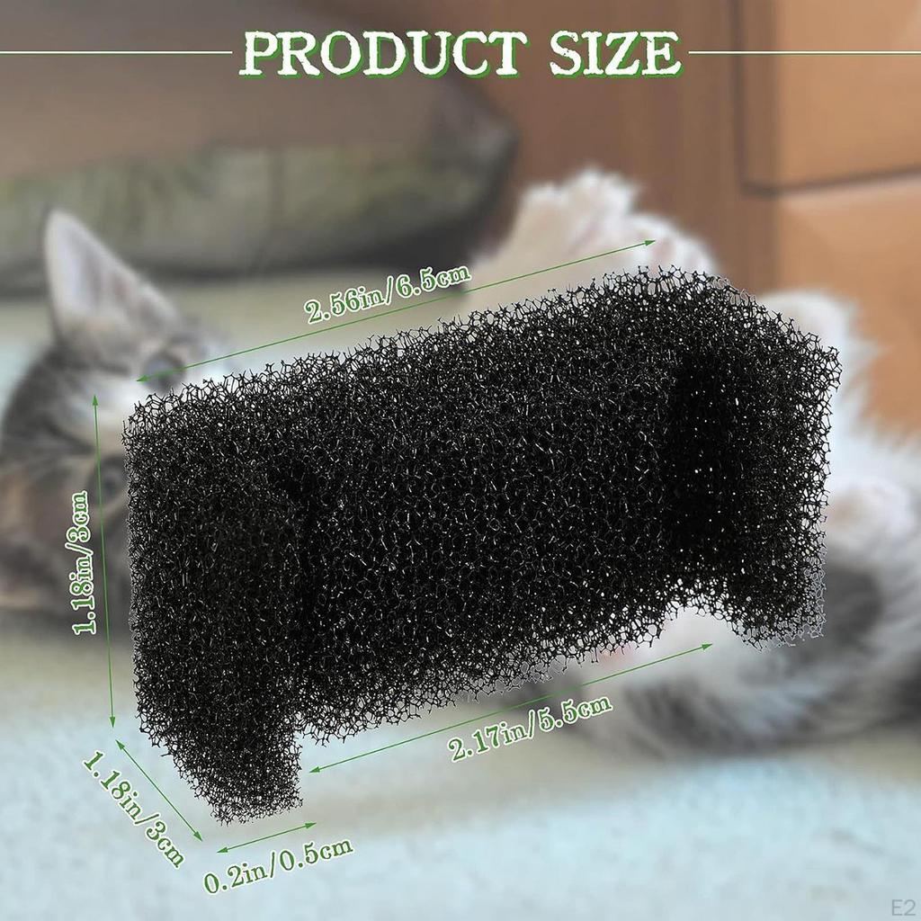 15 sztuk filtrów do fontanny dla kotów, wyjmowany, przenośny i praktyczny zamiennik