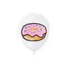 12Inch Pink Donuts Balloon Girls Candy Dessert Birthday Latex Balloons Kids Happy Doughnut Theme Birthday Party Decorative Balon