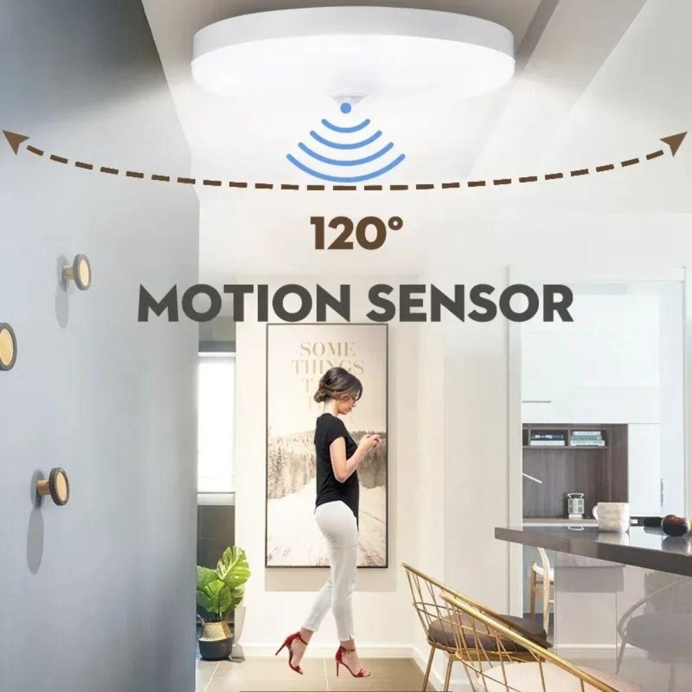 Ultra Thin Motion Sensor Ceiling Light Round Down lamp Modern Led Ceiling Lamp Hallway