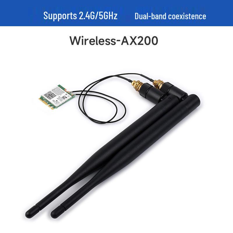 

Weixue Intel AX210/AX200 WiFi 6 Network Card with Bluetooth 5.2 - Tri-band/Dual-band Receiver