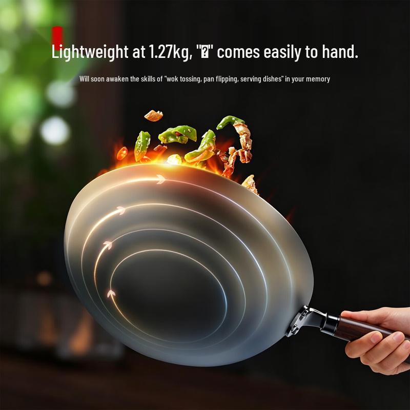 SUPOR Pure Iron Wok 32cm