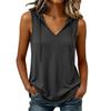 Womens Sleeveless Hoodie Top V Neck Casual Lightweight Pullover Tank Shirt Summer Fashion Soft Fabric