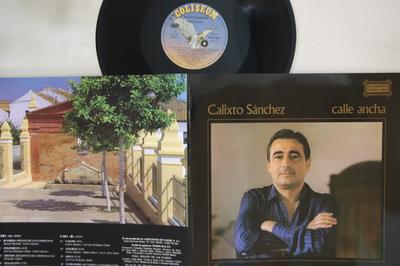 LP Record CALIXTO SANCHEZ - Calle Ancha D01027 COLISEUM 1990 Spain Latin Used