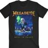 Megadeth-Rust In Peace T-shirt Funny Black Cotton Tee Vintage Gift For Men Women