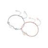 Peace Buckle Couple Bracelet for Girls, Light Luxury Niche Exquisite Bracelet, Best Friend Birthday Gift, New Woven Wristband
