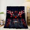 Robot Invasion Alert Blanket Flannel Blanket for Bed, Sofa, Camping, Hiking, Picnic Essentials, Gift for Family Fan Gifts