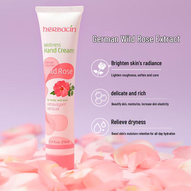 Herbacin German Chamomile Rose Hand Cream