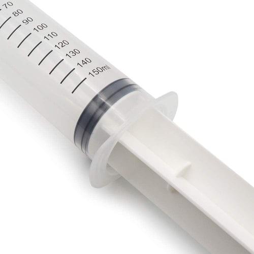 Multi-Purpose Irrigator, 150ml Plastic Syringe with Nozzle for Vaginal and Anal Cleansing, Enema, Water Supply, Feeding, Cleansing, and Injection