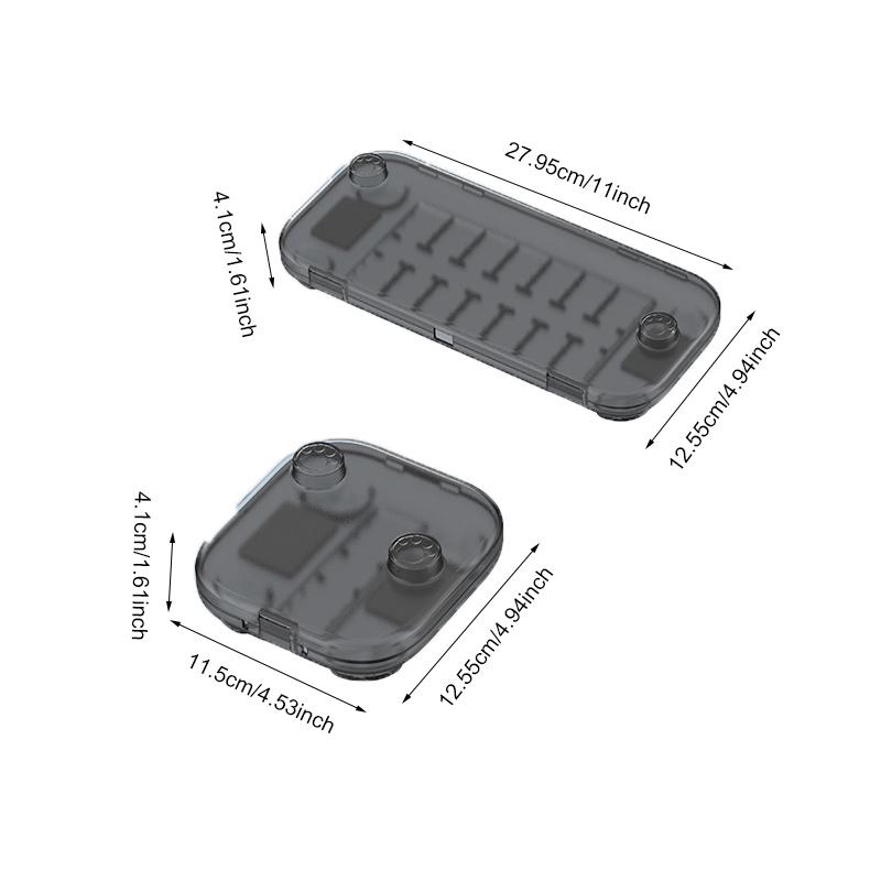 ABS Matte Translucent Hard Protective Shell Case for Switch 2 Console & Controller Cases with Game Card Slots & Charging Port