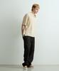 ONNHANS Open Collar Short Sleeve Knit_Light Sand