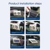 Solar Car Window Fan Cooling Solar Vent Exhaust Fan Effective Quiet Vehicle Air Purifier Enhanced Comfort For Adults Lovers