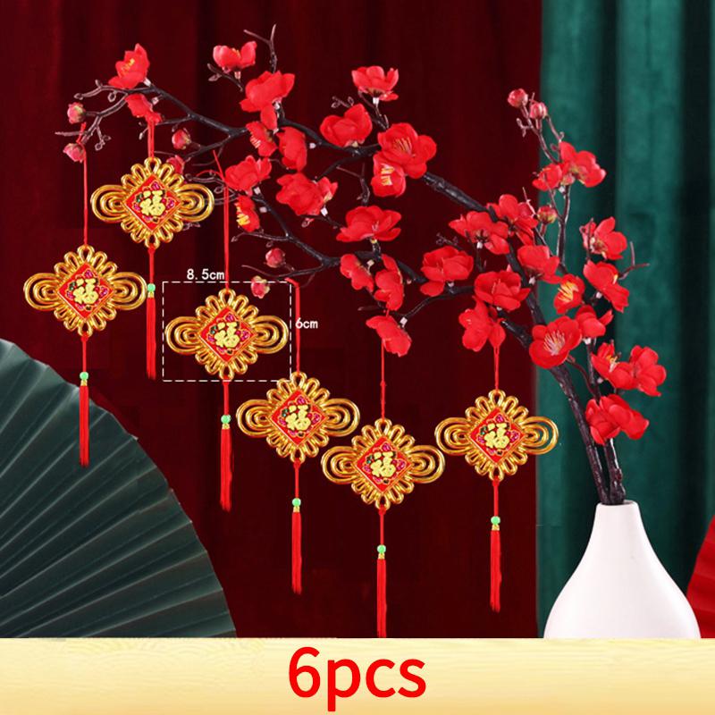 2025 Spring Festival Lantern Pendant Chinese New Year Ornaments Party Hanging Decor Bonsai Pendants Lunar New Year Decoration