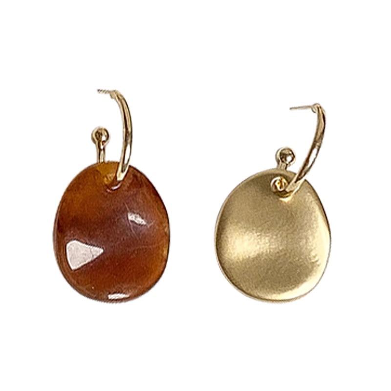 Asymmetrical Geometric Earrings: Trendy, Versatile, High-End Fashion for Women