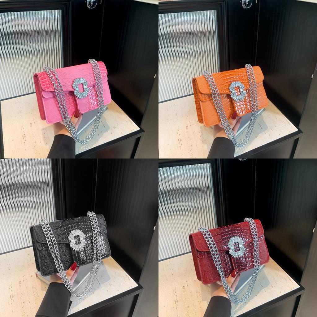 Pu Small Square Bag With Zipper Closure For Daily Casual Use