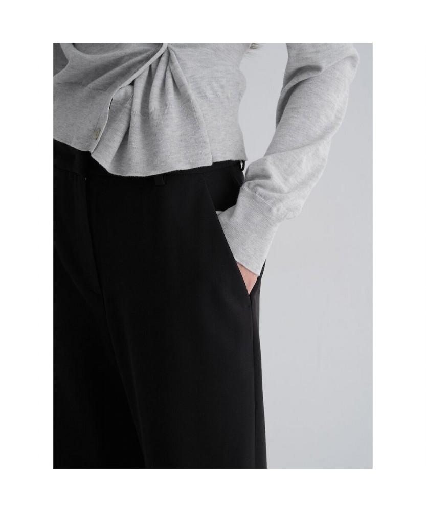 8SECONDS March Daily Slim Slacks Black