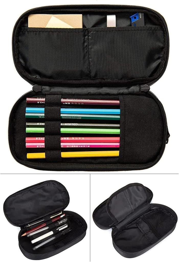 Pencil Case/Pen Case, Goods/Cosmetic Pouch [Unofficial] Stationery Storage, Lightweight, Multifunctional, Large Capacity, Unisex, School, Elementary S