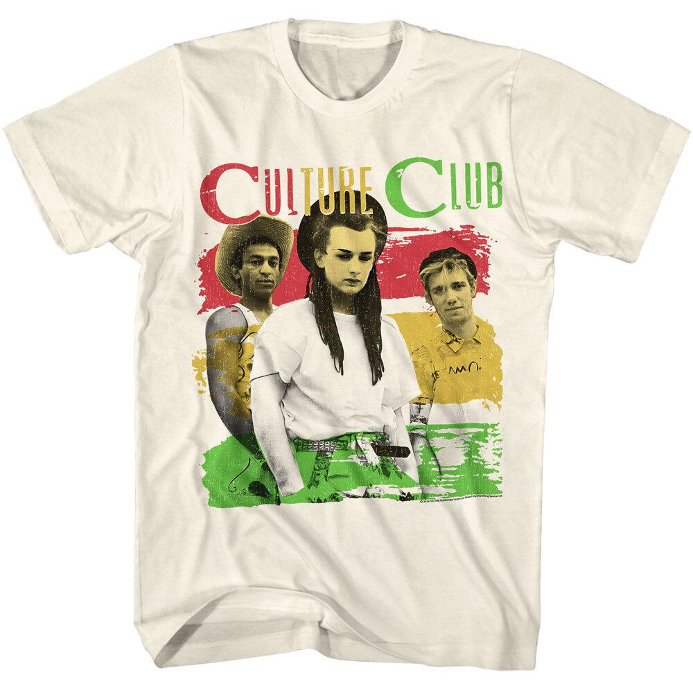 Culture Club Group Photo Men T Shirt New Wave Pop Music Merch XXXL