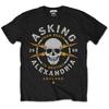 Asking Alexandria Skull Logo T-Shirt New & Official Merch Black T-Shirt
