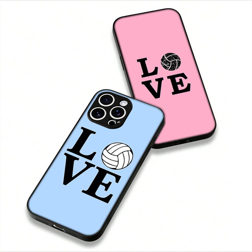 Funda Coque Cover for Motorola Moto Edge 50 30 Fusion 40 neo Ultra Pro G54 G24 G05 G35 G55 G64 G75 G84 G85 Case Volleyball logo