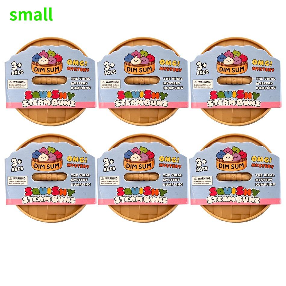 Hot Glitter Dumpling Squishy Maltose Series With Box Dumplings Sensory Squeeze Toy For Stress Relief Random Color