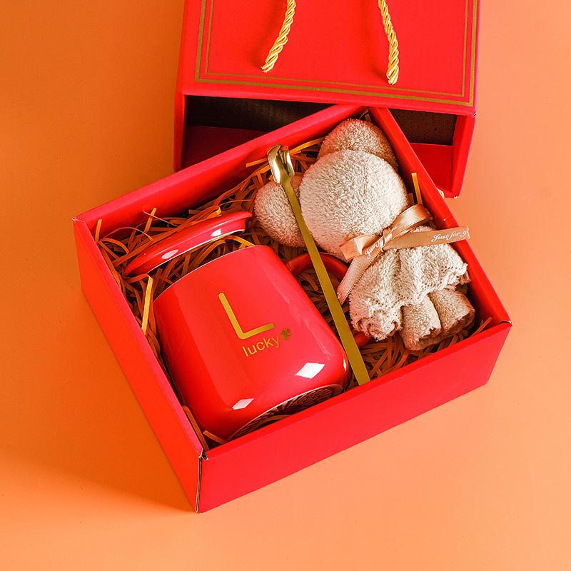 55° Temperature-Regulating Ceramic Coffee Mug Gift Set