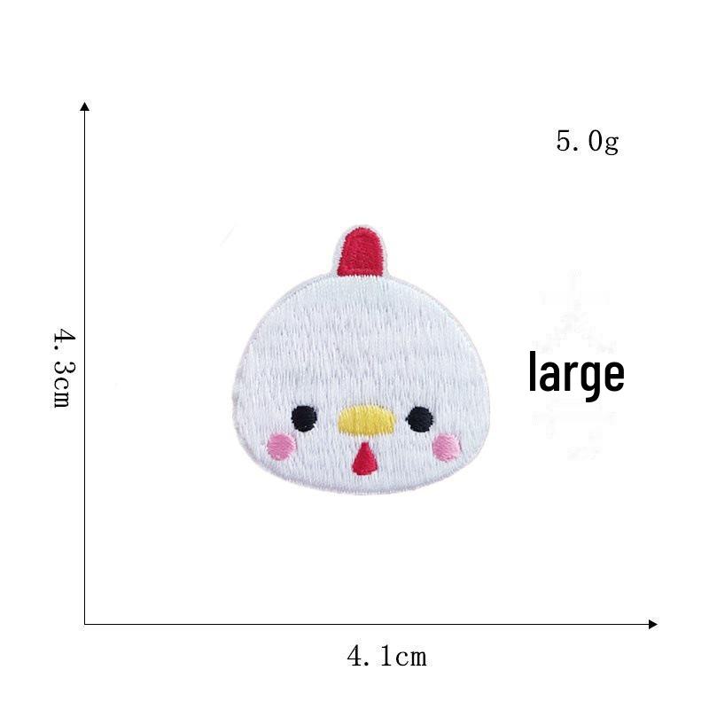 Creative Cartoon Animal Embroidered Patch for Jackets - High-End Repair & Decoration
