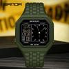 SANDA Man New Analog Pointe Digital Watch Waterproof Luminous Multi Functional Student Trend Dual Display Sport Wristwatch