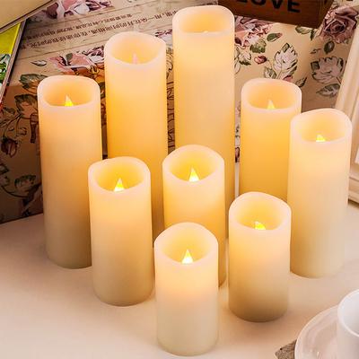 Flameless LED Candle Light Bright Flickering Bulb Battery Operated Tea Light with Realistic Flames Fake Candle for