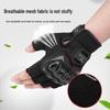 Longchan Women's Breathable Half-Finger Motorcycle Gloves