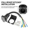 Easy to Install 7 Pin Motorhomes Wiring Harness Connector Adapter Cable for Enhanced Safety and Functionality in Towing
