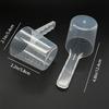 5PCS Transparent Pet Measuring Spoon Plastic Flat-bottomed Spoon Milk Powder Spoon  Dog Feeding