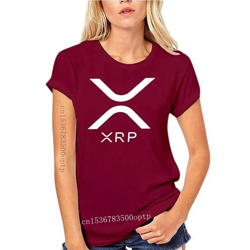 100% Cotton O-neck Custom Printed Men T Shirt Ripple XRP New Logo Crypto Currency Bitcoin Hodl T-Shirt Top Tee Plus Size