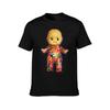 Tattoo Kewpie T-Shirt Black Cotton T-shirt Plain for Man Package T Shirt Custom Print T-Shirt