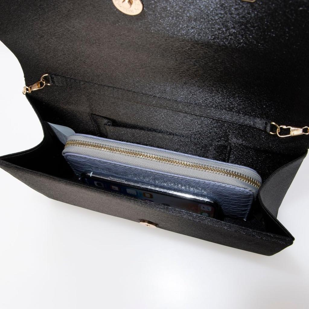 Clutch Bag with Chain Shoulder Strap BE [Kashkash] 11-00-06260 Women's