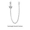 Double Skull Chain Waist Chain Jeans Pendant Hip Hop Pendant