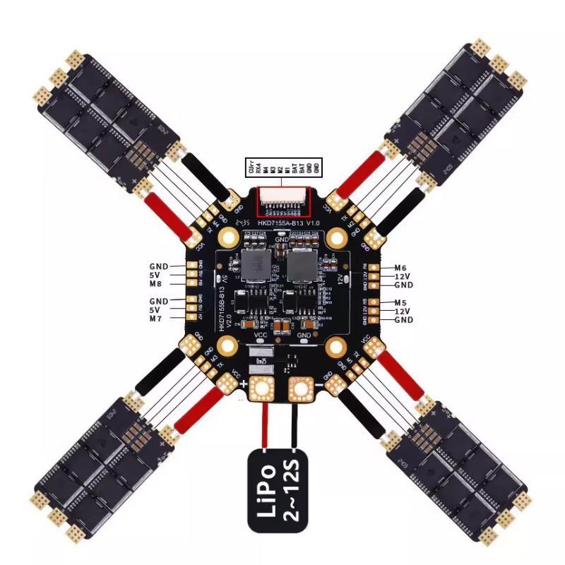 

HAKRC 12S FPV Квадрокоптер Плата розподілу живлення