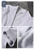 Unisex Long Pure Cotton Terry Bathrobe – Absorbent, Quick-Dry, Thickened for Men and Women.