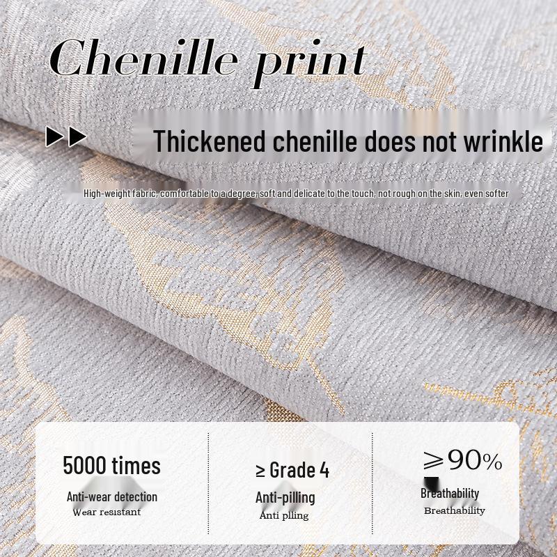2026 Universal Chenille Sofa Cushion - Lightweight, Non-Slip, Luxury Feel Leather Cover