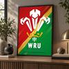 Wales Rugby Diamond Painting Kit 5D Full Drill DIY Diamond Mosaic Wall Art Home Decor