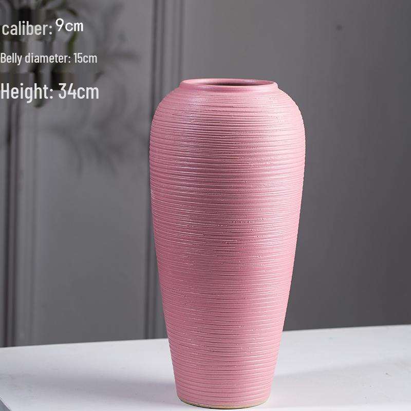 Nordic Ceramic Hydroponic Vase for Home Decor - Living Room Flower Arrangement and Dining Table Ornament