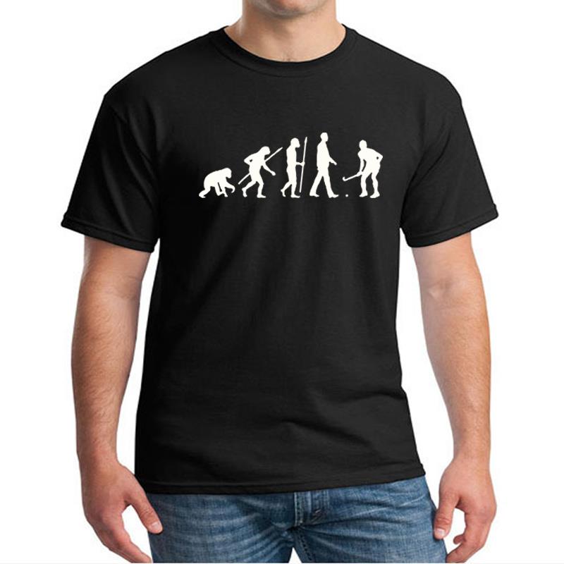 Evolution Field Hockeyer Unisexs Print Tshirt 100 Cotton Male Tops Tee Casual Popular Fashion Oneck T Shirt Harajuku Streetwear